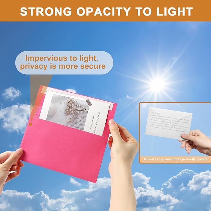 10 Assorted Colors Blank Greeting Cards and Envelopes 4.25 x 5.5 Heavyweight Folded Cardstock and A2 Envelopes Self Seal 20 Packs for Christmas, Wedding Invitations, Birthday