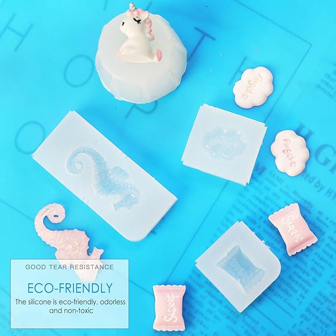 Making Kit - Translucent Liquid Casting Set, Resin Molding Compound | Making, Safe DIY Craft Creator for Baby Handprints, Jewelry, Candles, Soap, or