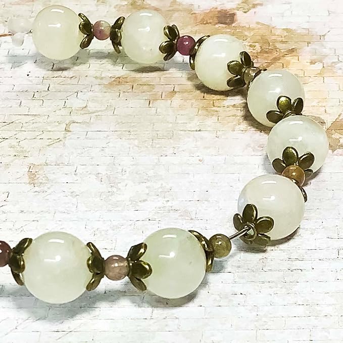 Bronze Petal Bead Caps Antique Silver Spacer Bead Caps for Bracelet Necklace Earrings Jewelry Making Supplies Findings Fit 10-12mm Round Beads 500Pcs