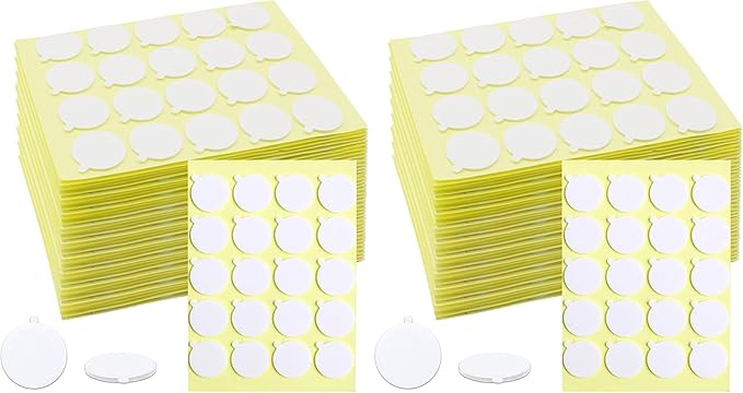 720PCS Candle Wicks for Candle Making, Candle Wick Stickers, Heat Resistance Double-Sided Stickers with The Little ‘‘Tail’’, Stickers for Candle Making (Pack of 2)