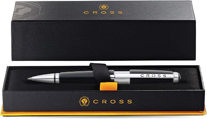 Cross Edge Gel Pen, Retractable, Medium 0.7 Mm, Black Ink, Black Barrel