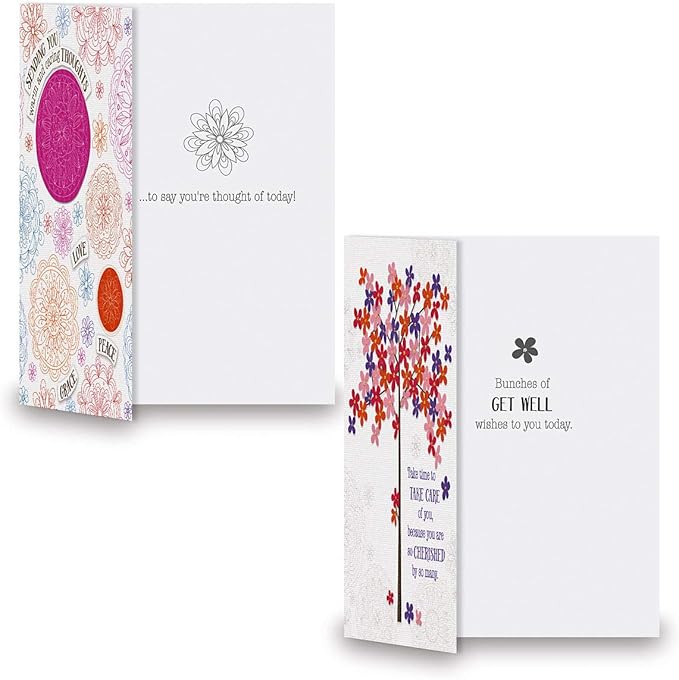 Current Greatest Blessings All Occasion Value Pack - 18 Cards With Envelopes, Celebration, Get Well, Sympathy, Birthday, Anniversary & Thinking of You Variety, Large 5" x 7" Assortment, 9 Design Set