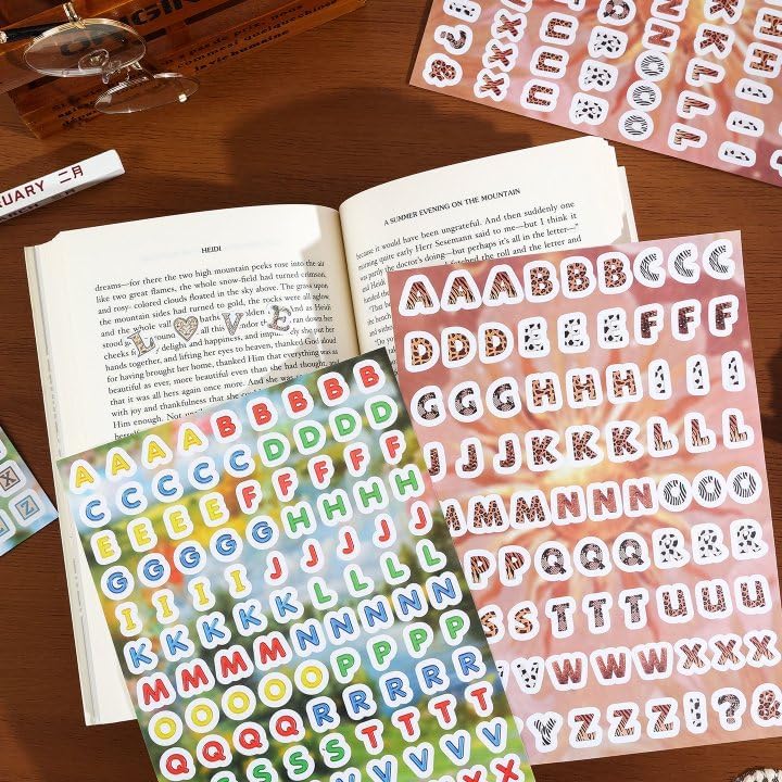 5000+Pcs Magazine Letter Stickers Book for Scrapbook Album - Image 7