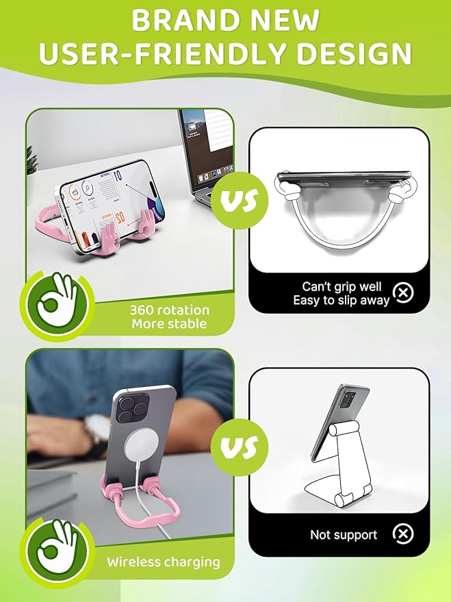 Christmas Stocking Stuffers for Teens Girls Kids Women: Funny Gifts OK Sign Phone Stand Cell Phone Holder for Desk Teenage Adults Wife Mom Daughter Birthday Gifts Unique Cool Gadget Trendy Stuff Ideas