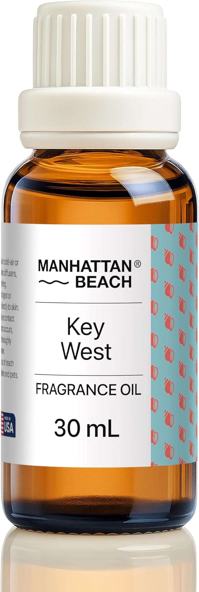 Manhattan Beach – Key West, Hotel Diffuser Oil Inspired by 5-Star Hotel Scent - Fragrance Oil for Ultrasonic and Waterless Diffusers and Crafting - 30 mL, 1 fl oz Glass Bottle