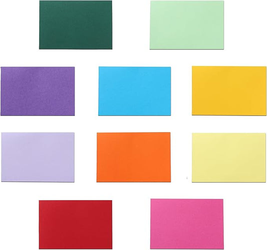 150 Sheets 10 Assorted Colors Cardstock 4 x 6 Scrapbooking Paper, 300gsm/110lb Heavyweight Art Flat Card Stock Printer Paper for Cards Making, Invitations, Greeting Cards, Festival Blessings