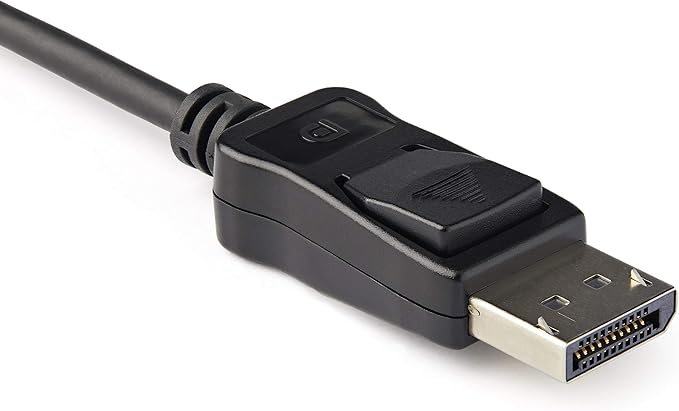 StarTech.com DisplayPort to HDMI Adapter - 4K 60Hz HDR10 Active DisplayPort 1.4 to HDMI 2.0b Video Converter - 4K DP to HDMI Adapter Dongle for Monitor/Display/TV - Latching DP Connector (DP2HD4K60H)