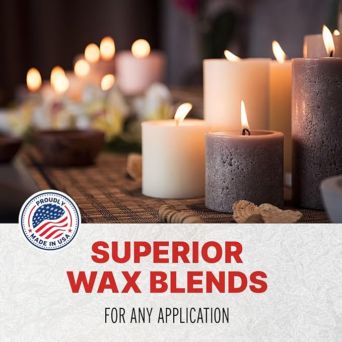 Blended Waxes, Inc. Multi-Purpose Paraffin Wax for Candle Making, Unscented Paraffin Wax Refills in Pastille Form, Useful for Lubricating, Waterproofing, Canning and More, 20 lb Pack