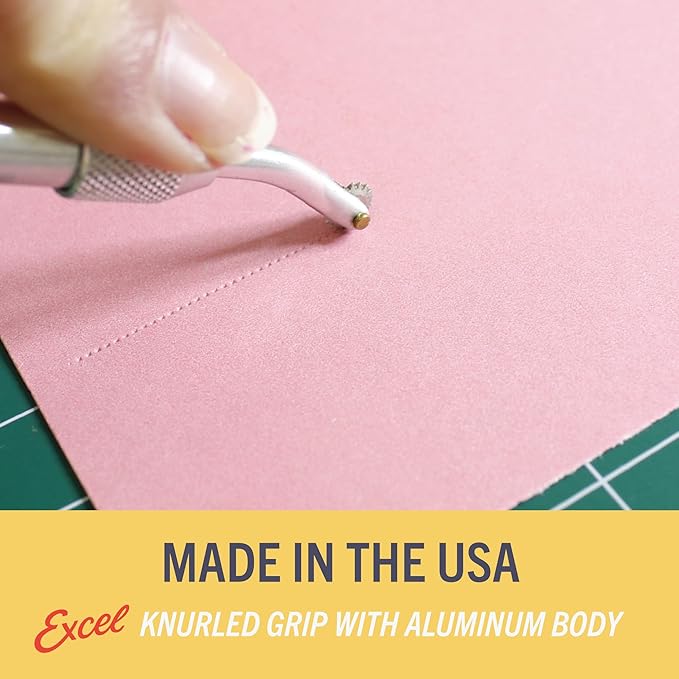 Excel Blades Pounce Wheel - 5/16-Inch Stainless Steel Tracing Wheel, Perforating, Cutting, Sewing Patterns, Quilting & Embossing Tool For Tracing Paper and Leather Craft