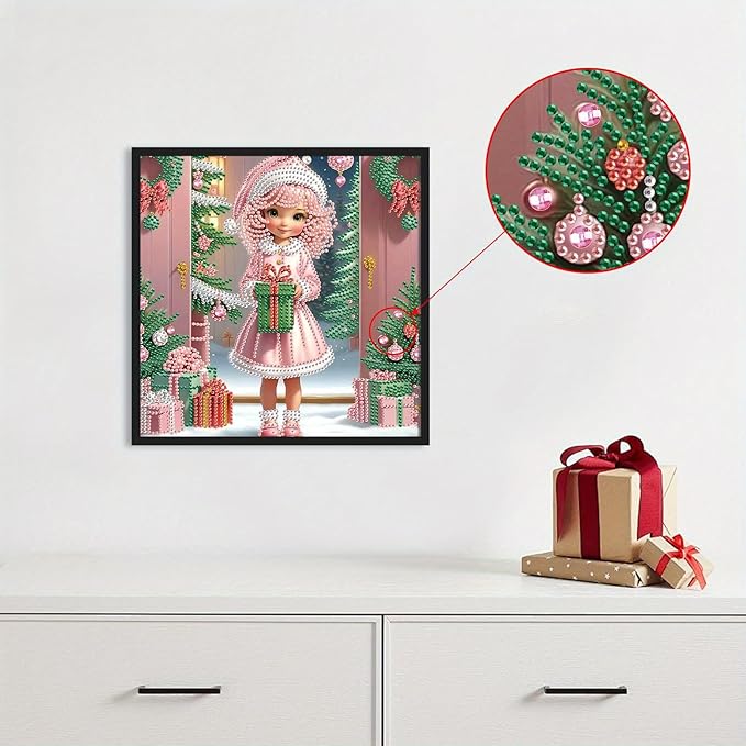 Tontut Diamond Painting Kit for Adult Beginners, Ladies 5D Special Diamond DIY Crystal Rhinestone Crafts for Home Wall Decoration