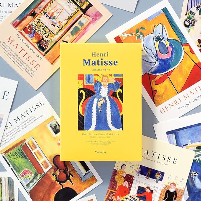 Monolike Henri Matisse Painting ver.2 Single card - mix 36 pack, It consists of 36 famous paintings by Henri Matisse.