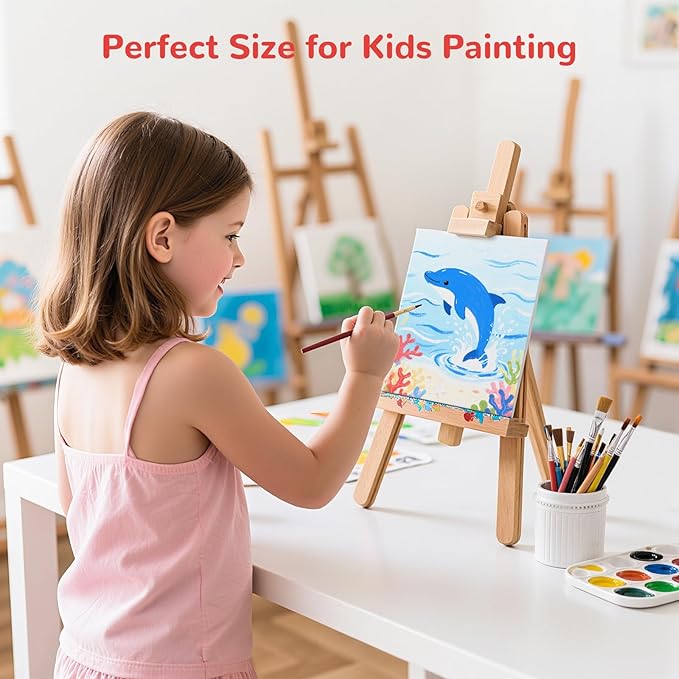 Small Canvas for Painting 72 Pack 5x7, 8x10 Inch, 36 of Each, Canvas Boards for Kids,100% Cotton Primed Non Toxic for Acrylic Watercolor Paint