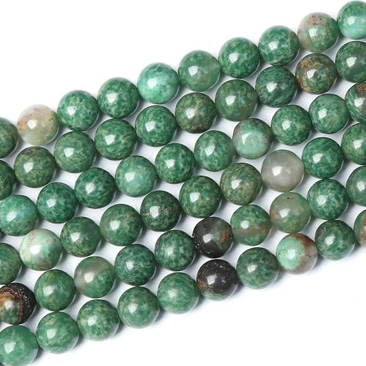 Natural 6mm Gray Striped Agate Beads Gemstone Loose Beads for Jewelry Makinge (10mm, African Jade)
