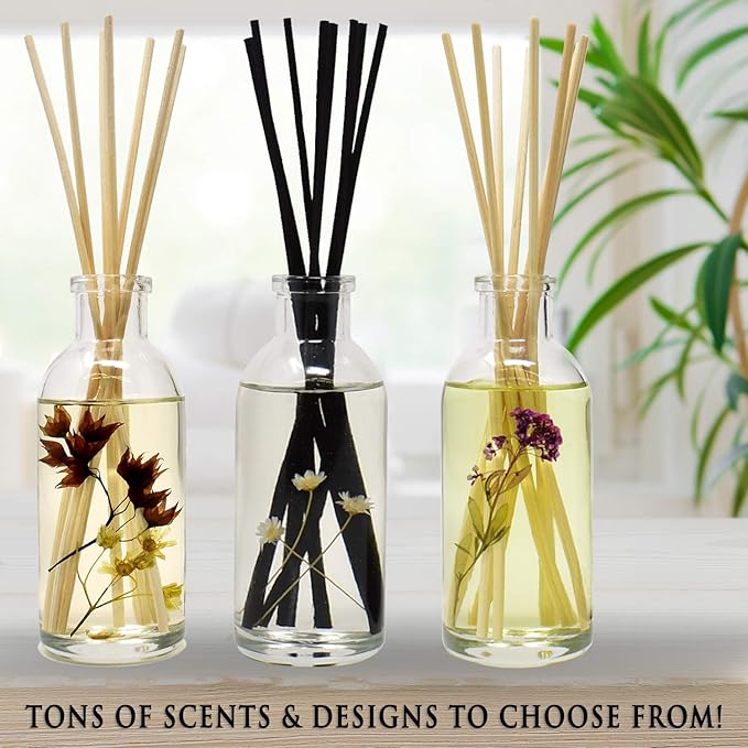Urban Naturals Coconut Breeze Reed Diffuser Oil Set with Reed Sticks – Warm Coconut, Pineapple and Tahitian Vanilla - Made in The USA