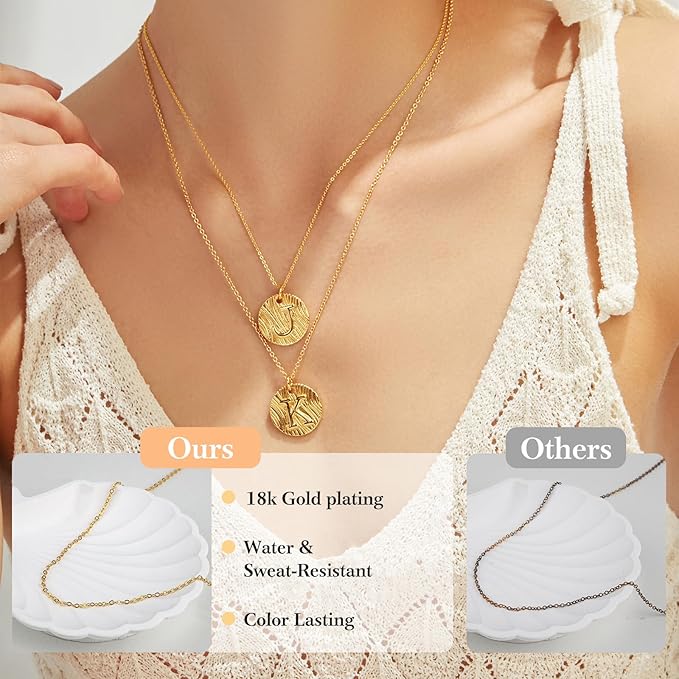 33 Ft 18K Gold Stainless Steel O-Shaped Chain Roll for DIY Jewelry Making - 2mm Width Gold Plated Chain with Jump Rings & Lobster Clasps
