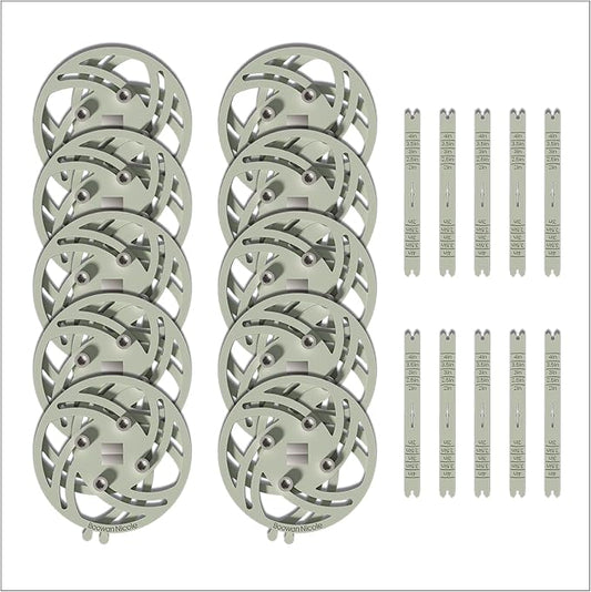 BOOWAN NICOLE Universal Wick Centering Setter Tool for Candle Making - Center & Set Wicks in 1 Second, Wick Holder for Most Candle Jar & Refill Sizes (Pro A0399*10)