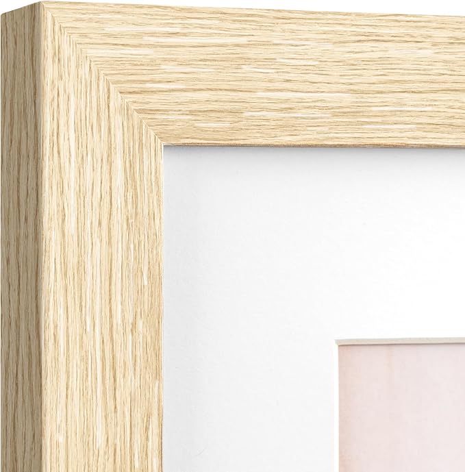 20x30 Frame Set of 3, Natural Wood Grain 20x30 Poster Frame for Gallery Wall Mounting (3 Pack,Natural)