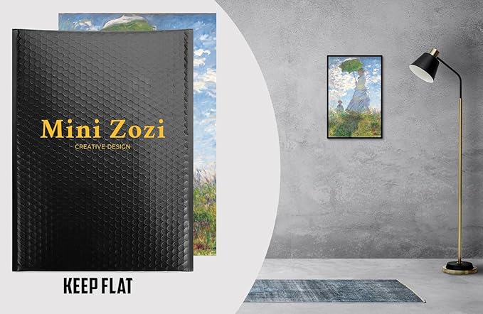 MINI ZOZI Claude Monet Famous Art Prints And Posters 20PCS 11X17 Paintings Fine Art Impressionist Renaissance Aesthetic Romanticism Big Poster Wall Painting Classroom Room Decor Classical Artist Artwork Pack