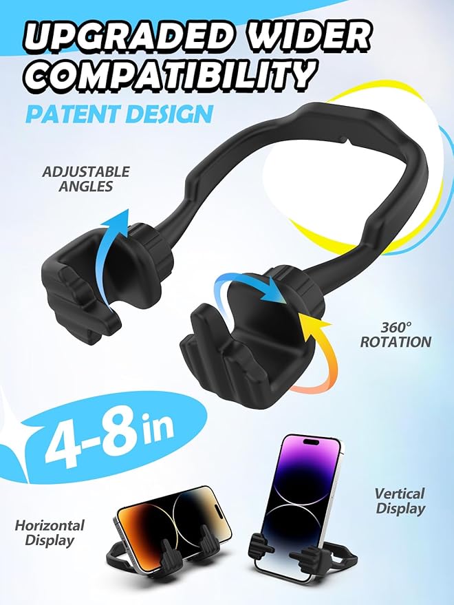 Stocking Stuffers for Teens Boys Gifts for Men Adults: Lazy Cell Phone Stand Unique Gesture Phone Holder for Desk Gifts for Teenager Girls Women Cool Gadget Funny Christmas White Elephant Gag Gifts