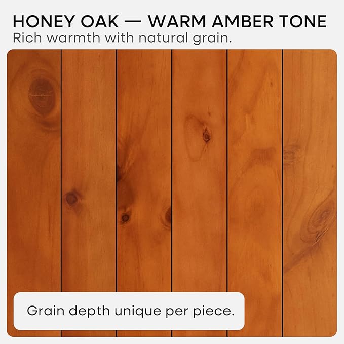 Homeforia Floating 60 inch Oak Shelves, High End Solid Real Wood 60inch Floating Shelf for Wall Mounted, Honey Oak Wooden 60in Large Floating Shelves, Heavy Duty Bracket, 60 X 6.5 X 1.75 in, Set of 2