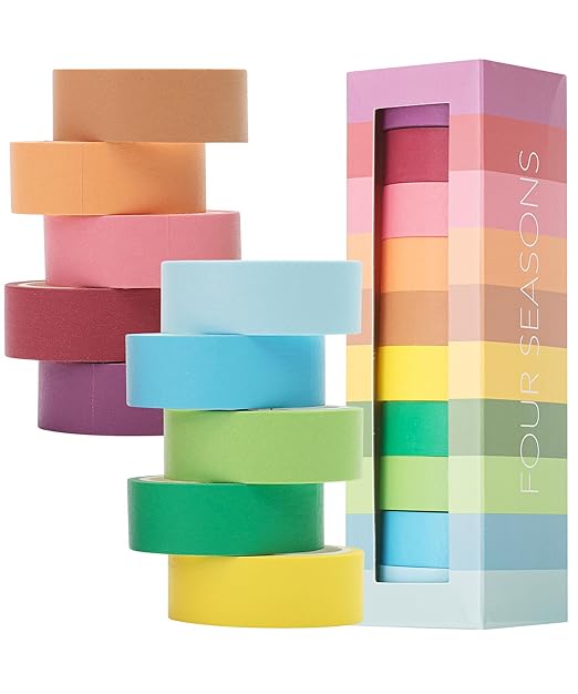 Mr. Pen- Washi Tape Set, 10 Pack, Decorative Tape, Washi Tapes, Colored Tape, Scrapbook Tape