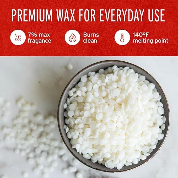 Blended Waxes, Inc. Multi-Purpose Paraffin Wax for Candle Making, Unscented Paraffin Wax Refills in Pastille Form, Useful for Lubricating, Waterproofing, Canning and More, 20 lb Pack