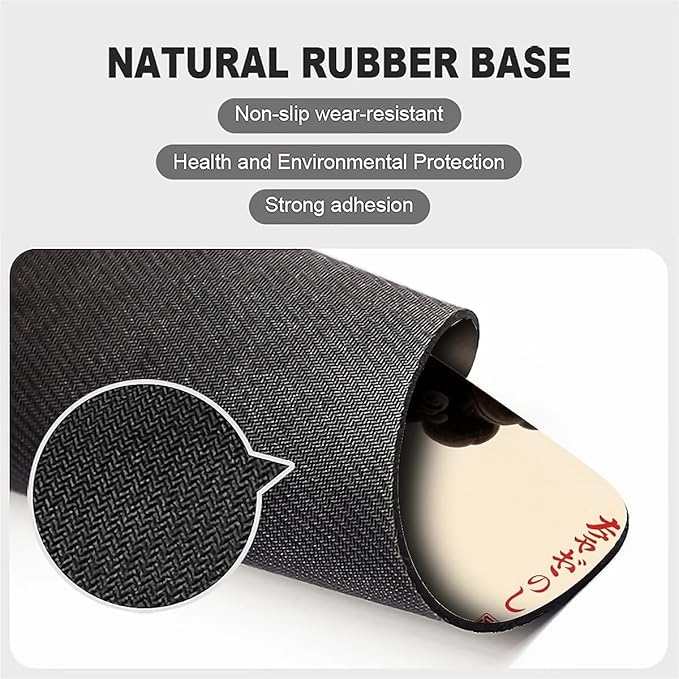 Square Mouse Pad Waves and Skulls, Personalized Premium-Textured Custom Mouse Mat Design, Washable Mousepad Cloth, Non-Slip Rubber Base Computer Mouse Pads for Wireless Mouse