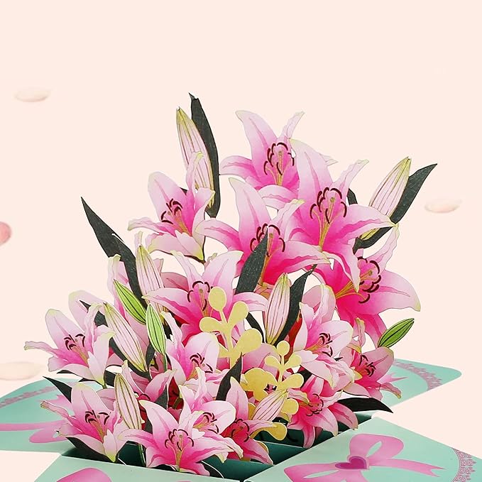 3D Pop-Up Thank You Cards! Birthday Gift Card with Note Note Card and Envelope, Perfect for Birthdays, Teacher Appreciation, or Gifting Mom, Grandma, Dad, or Best Friends.