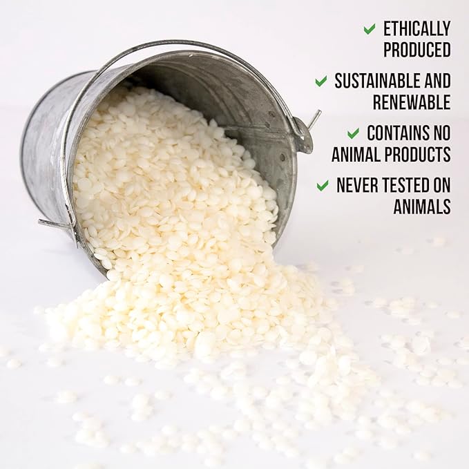 American Soy Organics Pro-Flex Soy Blend - Soy Wax Beads for Candle Making - Candle Making Supplies - Beeswax-Free Candle Wax Blend for Container Candles, Tealights and Wax Melts, 5 lbs