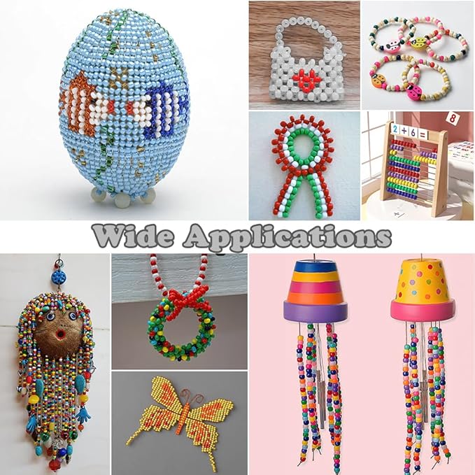 1100pcsPony Beads,Friendship Bracelet Beads,Halloween Beads,Assorted Beads,Pony Beads for Bracelets,Beads for Braids,Cool Beads,Bulk Beads for Jewelry Making,Mixed Beads,Black White Beads