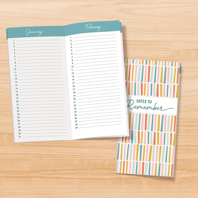 Designer Papers All-Occasion Greeting Card Boxed Assortment (24 Cards with Envelopes) Multicolor Striped Organizer Box – Birthday, Thank You, Get Well, Sympathy, Wedding, New Baby and Congratulations