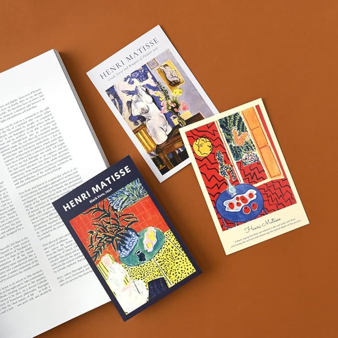 Monolike Henri Matisse Painting Single card - mix 12 pack, It consists of 12 famous paintings by Henri Matisse.