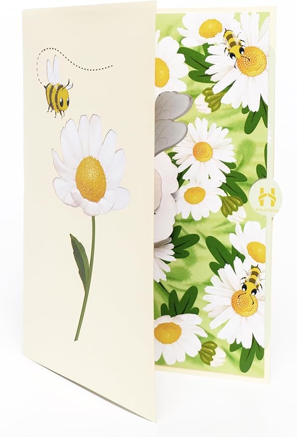 3D Popup Card of Bumble Bee, Paper Art & Handicraft, Greeting Card, Birthday, Anniversary, Christmas, Mothers Day, Fathers Day Card, Handmade Gift For Mom, Her, Women, Daughter, Wife