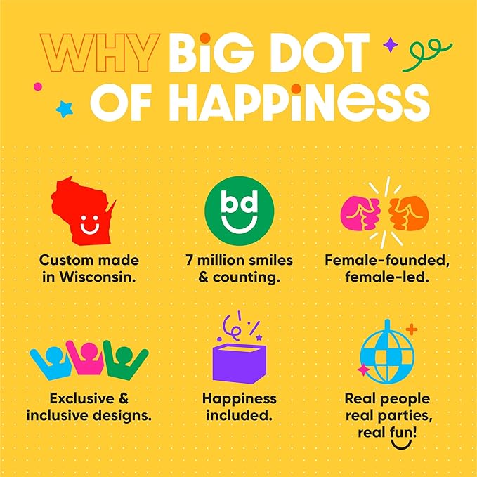 Big Dot of Happiness Party Time - DIY Assorted Happy Birthday Party Cash Holder Gift - Funny Money Cards - Set of 6