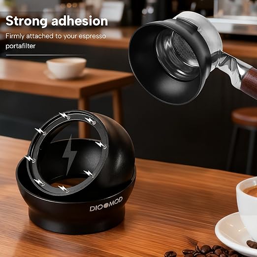 54mm Dosing Funnel, Magnetic Dosing Funnel, Espresso Coffee Dosing Ring for Barista, Compatible with Breville 54mm Handle Filter Cups, Espresso Accessories