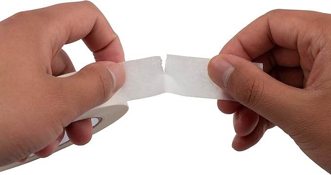 Lichamp Masking Tape 1 inch, 10 Pack General Purpose Masking Tape Bulk Multipack for Basic Use, 1 inch x 55 Yards x 10 Rolls (550 Total Yards)