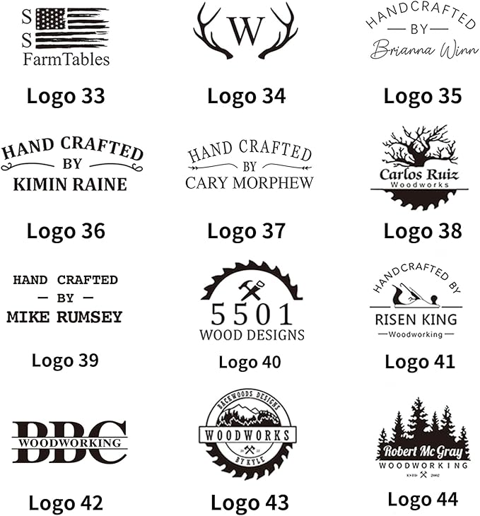 Custom Branding Iron for Wood, Electric Wood Branding Irons Personalized Leather Stamps with Your Logo/Text for Craftsmen, Handmade, Durable Wood Burning Stamps Tool for Food Meat Plastic
