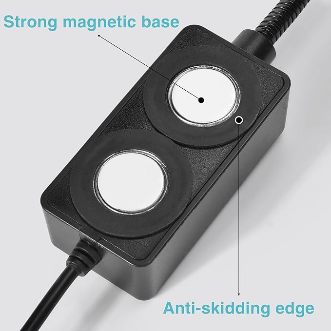 LED Sewing Machine Light - Flexible Extra Long Gooseneck LED Work Light, Multi-Use for Sewing Machines, Drill Press, Office Desk, Craft Projects, Workbench and Lathe