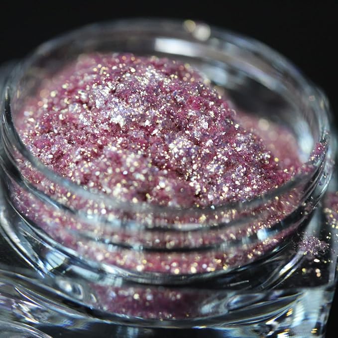 8colors White Pink Series Highlighter Pigment Loose Mica Powder for Resin Craft, Soap Candle Dye, Nail Art, Cosmetics, Paint, Slime Pigment