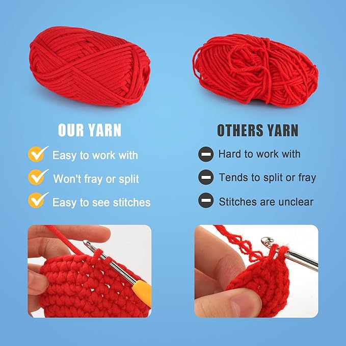 Crochet Kit for Beginners Kids - Beginner Crochet Kit for Adults Kids Amigurumi Crochet Animal Kits Easy Learn to Crochet Kit with Step-by-Step Tutorials Gift for Girl Women Kid - Ocean Friends