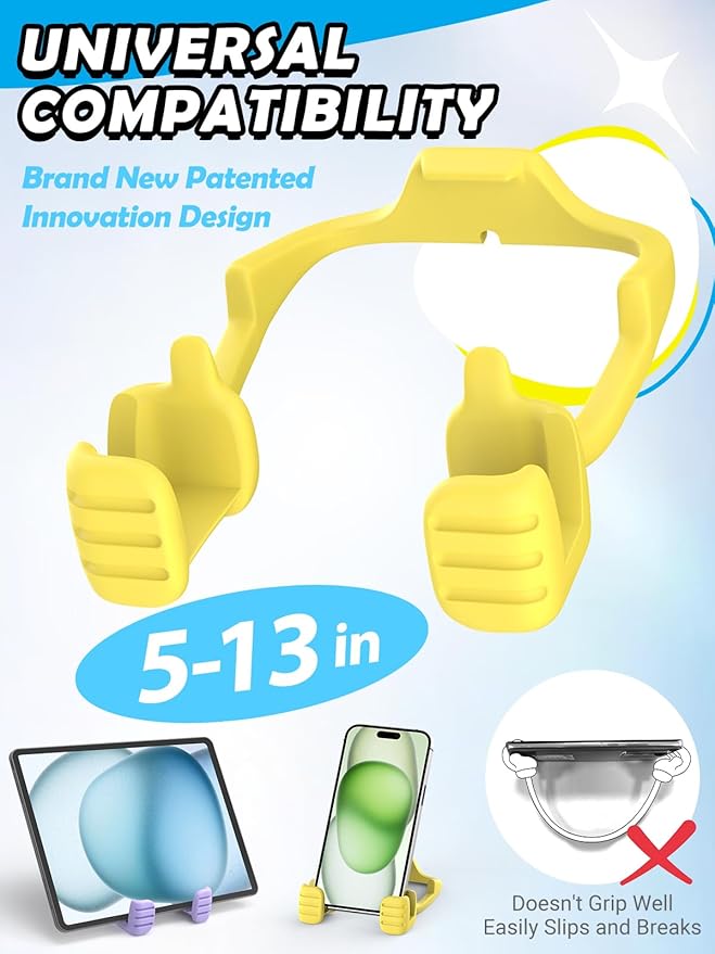 Stocking Stuffers for Teens Adults Kids Men Women: Tablet Stand for iPad Thumbs up Cell Phone Stand Holder for Desk Teen Girl Gifts Trendy Stuff for Wife Husband Guys Ideas Gifts for Christmas