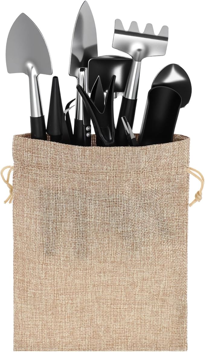 12 Pcs Succulent Tools Mini Transplanting Garden Tool Set Succulent Care kit Plant Accessories for Indoor Gardening Flower Potting Cactus Houseplant Bonsai Care