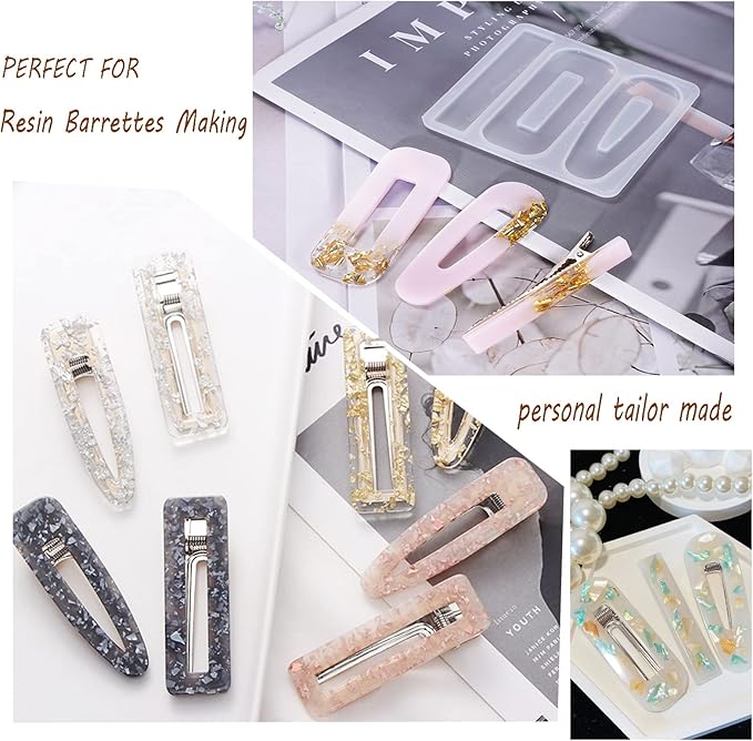 120 PCS Gold Metal Hair Clips-Smooth Alligator Clips for Hair,Duck Bill Design for Secure Hold-Ideal for Styling,Makeup,and Sports-DIY Craft Accessories for Hair Decorations（not have a mold）