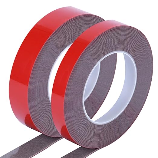 Acrylic Double Sided Tape Heavy Duty Mounting Tape 0.4"/0.79“ x 33 FT Resistente Clear Super Stick Tape with Acrylic High Tack Strong Adhesive for Outdoor Indoor