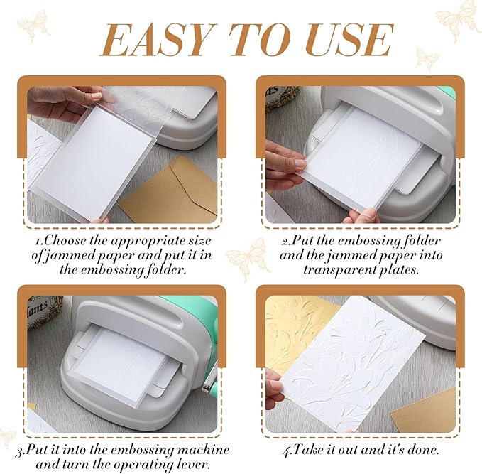Geiserailie 1 Pcs Embossing Folders Embossing Machine Template Paper Card Folders for Christmas Card Making DIY Flower Scrapbook Photo Album Craft Decoration 5.9 x 4.1 Inch (Lily Style)