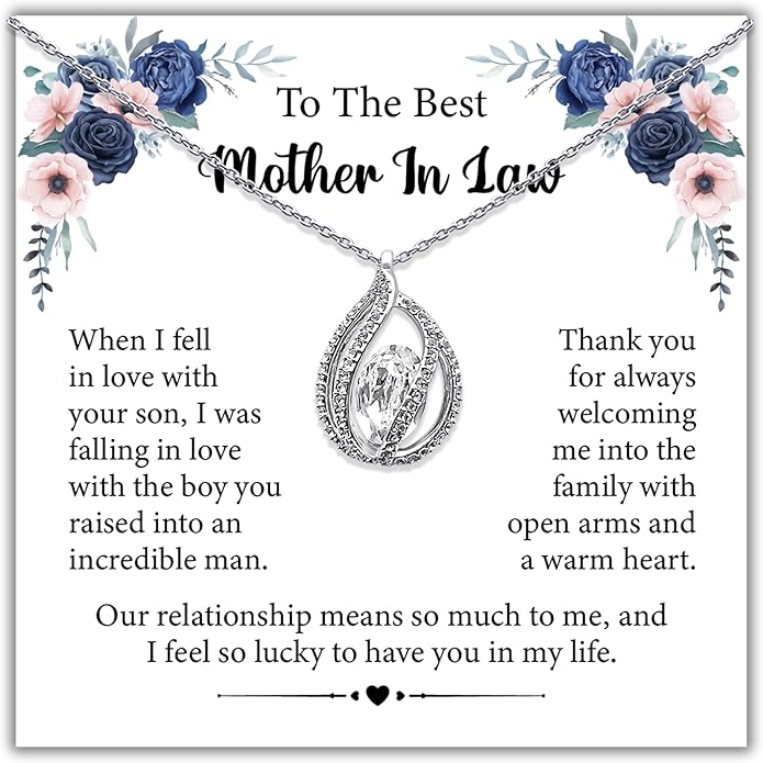 TRYNDI To My Best Mom Necklace for Women - Mom Christmas Gifts from Son, Mothers Day Necklace, Gifts for Birthday, Valentine's Day Jewelry for Mother