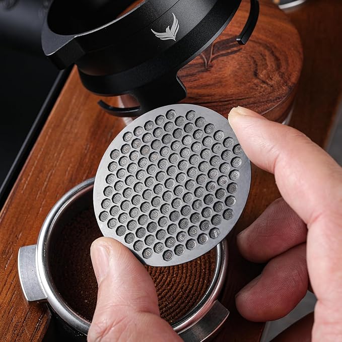 Espresso Tools Kit for Breville 54mm Machines – Walnut Handle Naked Portafilter, Spring Tamper, Coffee Leveler, Dosing Ring, Puck Screen & WDT Needle Tool