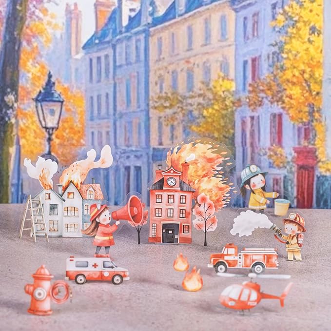 120 Pieces Dream Job Themed European Style PET Stickers for Scrapbooking, Card Making, Journaling, DIY Crafts, and Junk Journal Supplies (6 Pack)