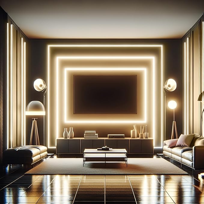 iNextStation 6.6ft/2M Warm White COB LED Light Strip, 640LEDs 5V USB Led Lights for TV, 3000K Dimmable LED Strip Lights, CRI93+ Flexible LED Tape Lights for TV Backlight, Outdoor, Bedroom, Mirror