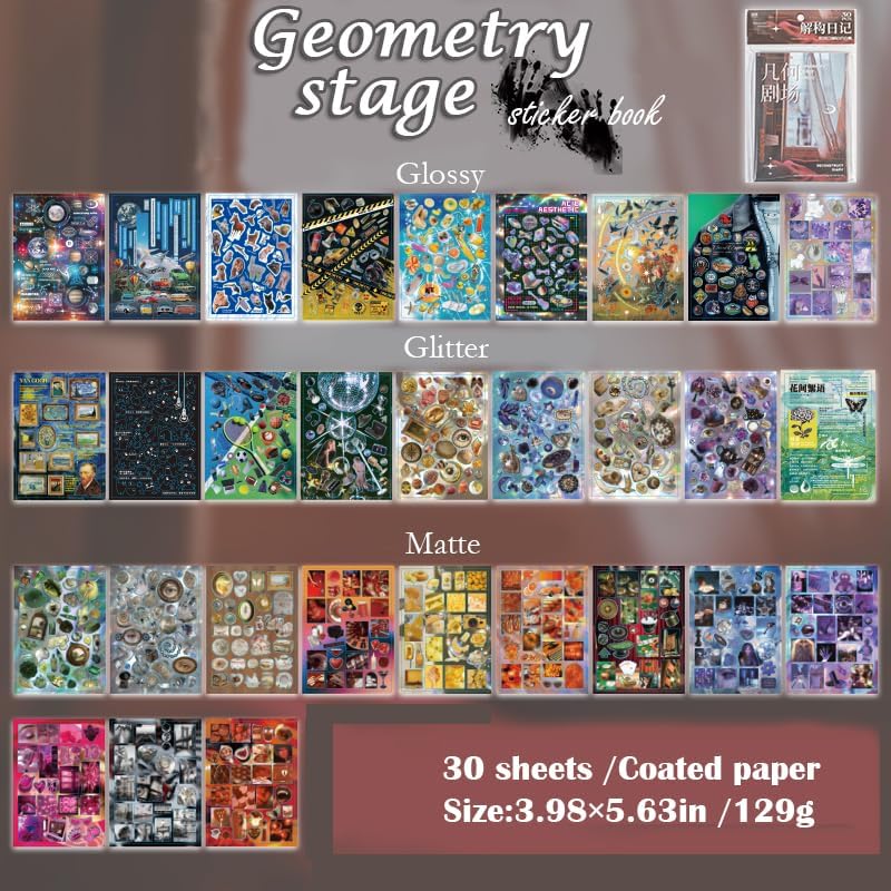Japanese Sticker Book for Scrapbook Supplies, Japanese Stickers for Adults - Image 2